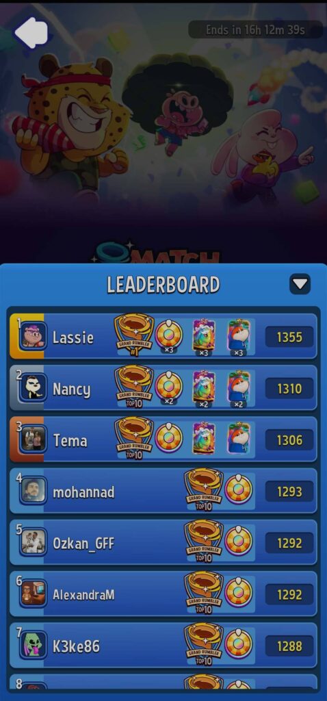 Earn free Super Spin in event leaderboard