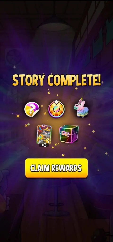 Super Spin on seasonal stories rewards
