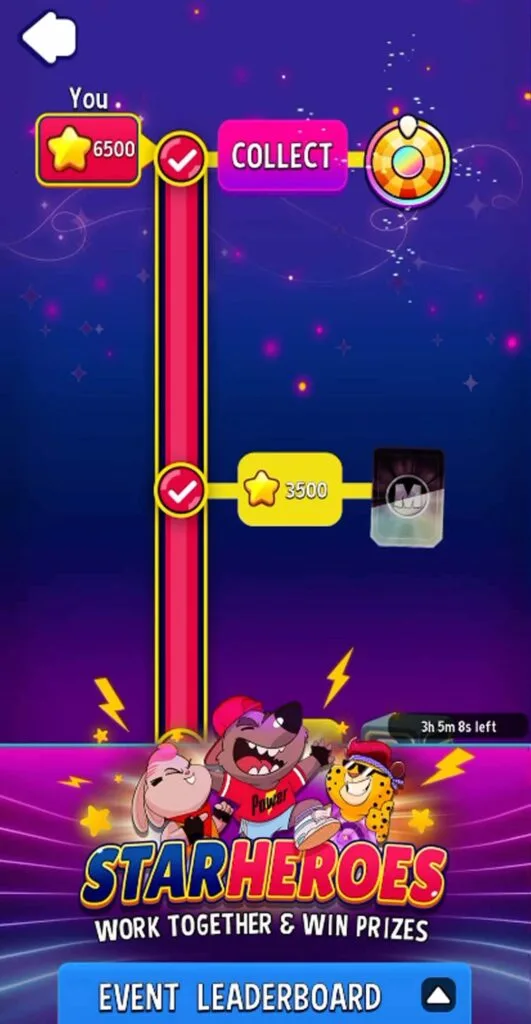Super Spin on the team event rewards