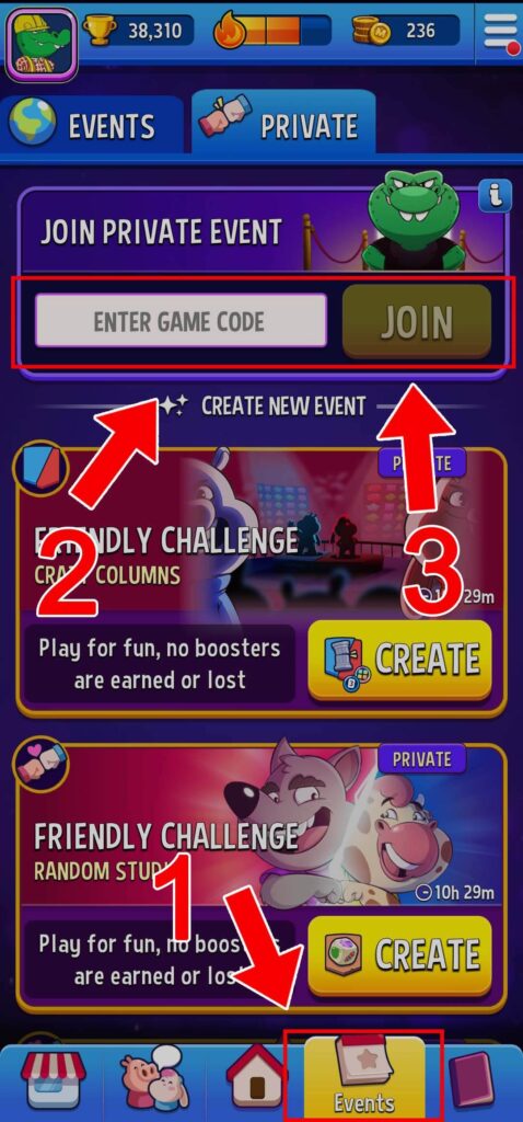How to Join a Friend's Challenge in Match Masters