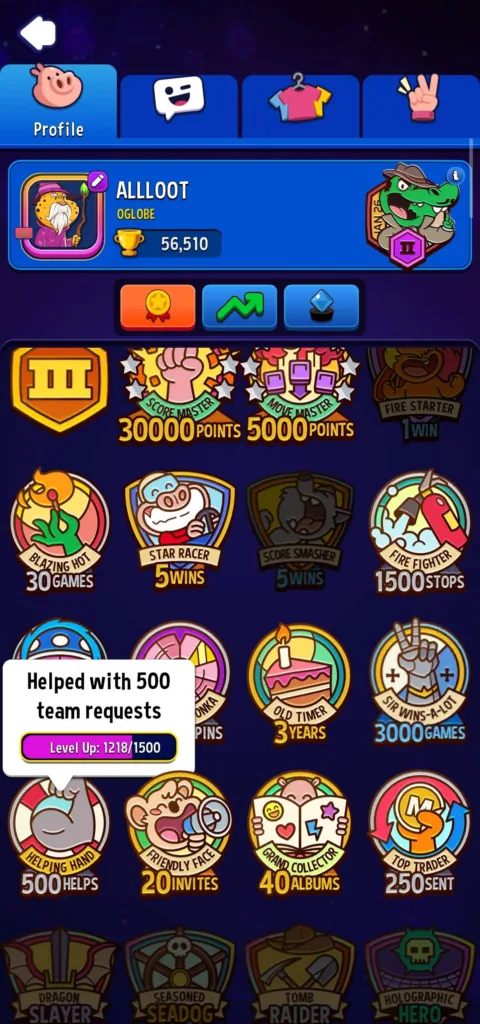 other achievement badges unlock requirements