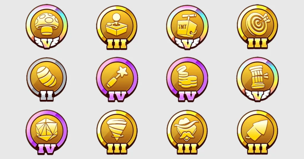 Game mode achievements badges