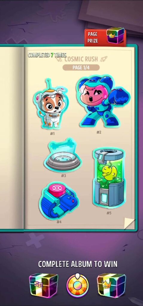 Match Masters solo stickers and albums