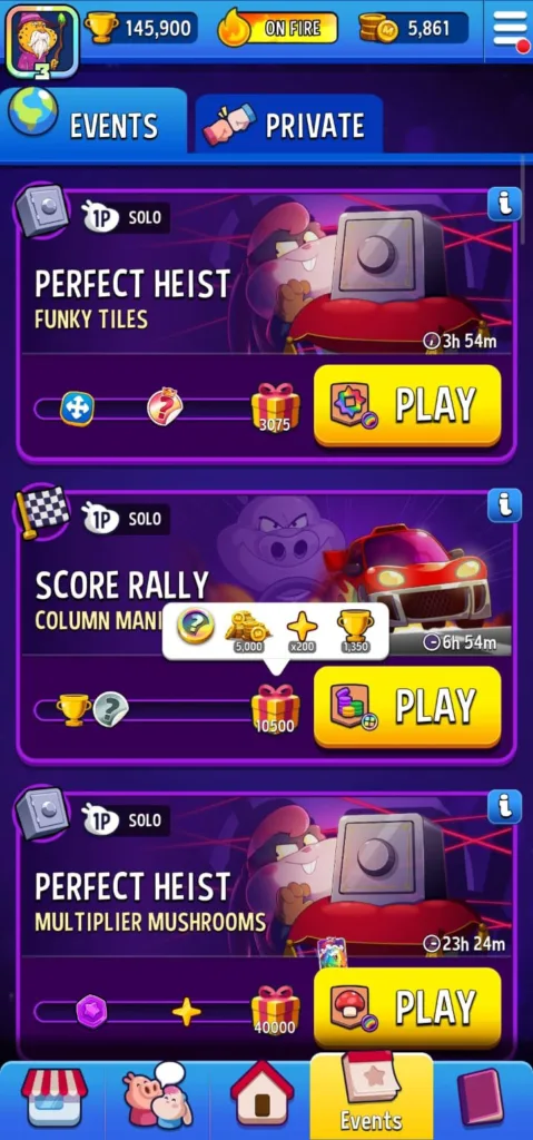 Sticker Token on event rewards