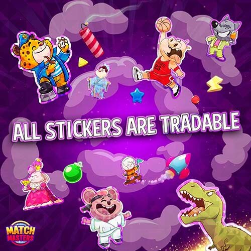 How to trade duplicate stickers in Match Masters