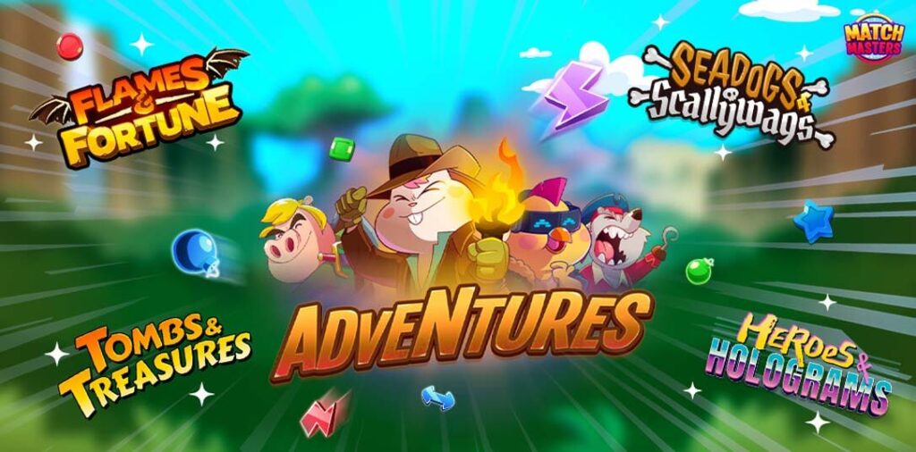 Match Masters adventure events