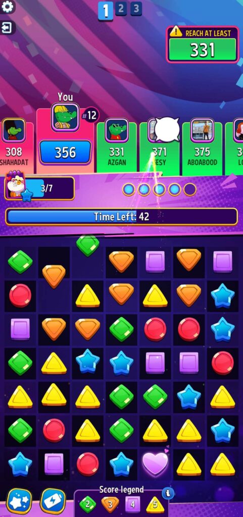 Match Masters match rumble green zone