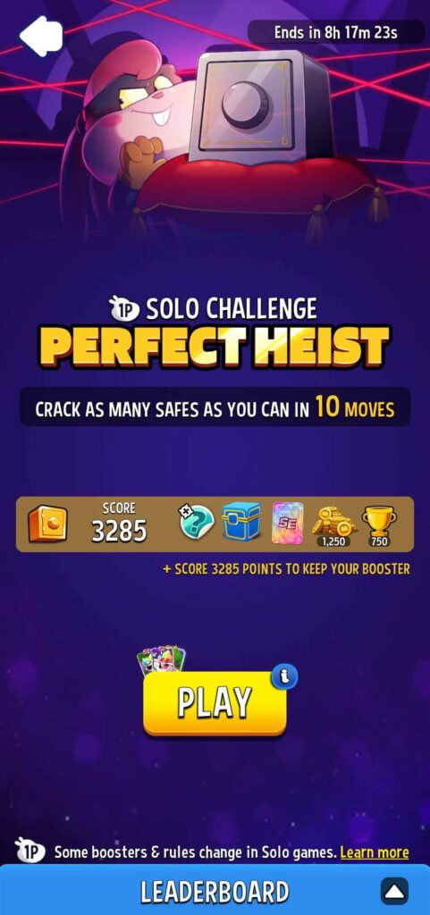 Match Masters perfect heist event