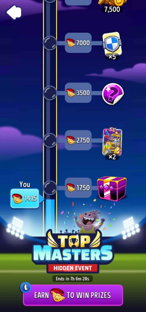 Match Masters top masters event