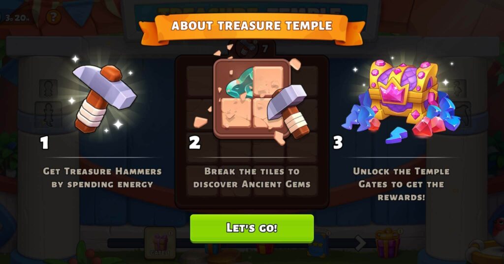 Family Island treasure temple gameplay