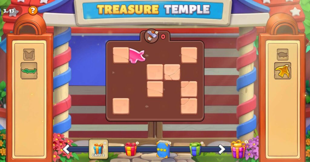 Family Island treasure temple gate2 board