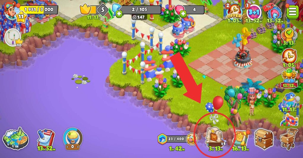 Family Island treasure temple icon