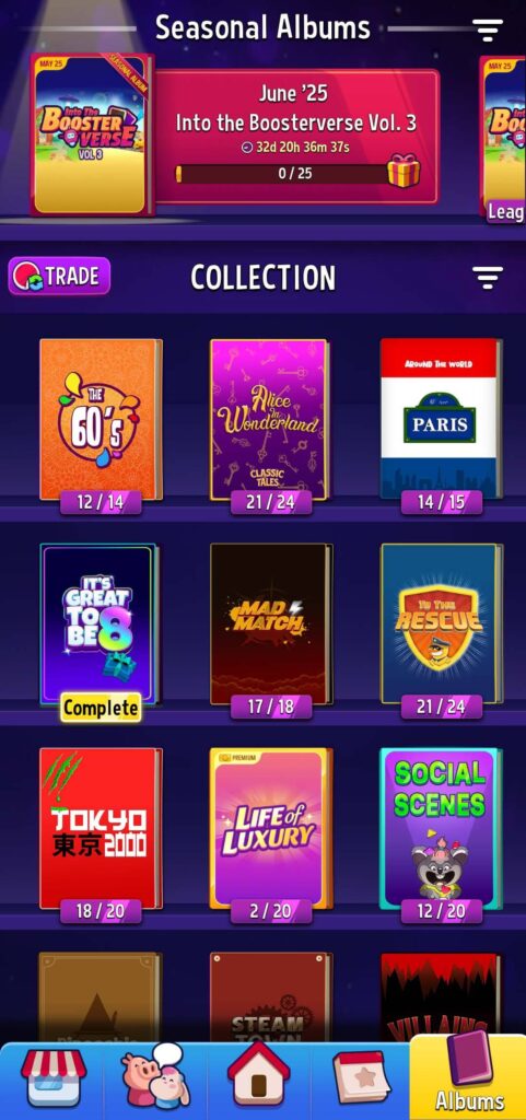 Match Masters sticker albums