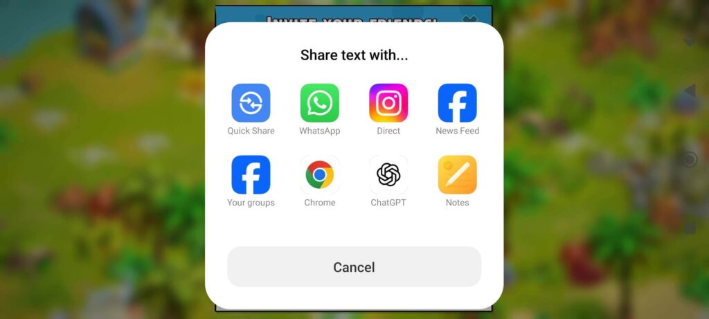 Share options
