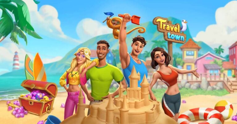Invite friends in Travel Town