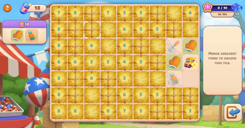 Merge Game event basic items