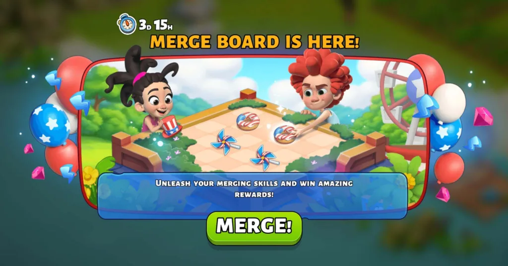 Merge game event in Family Island