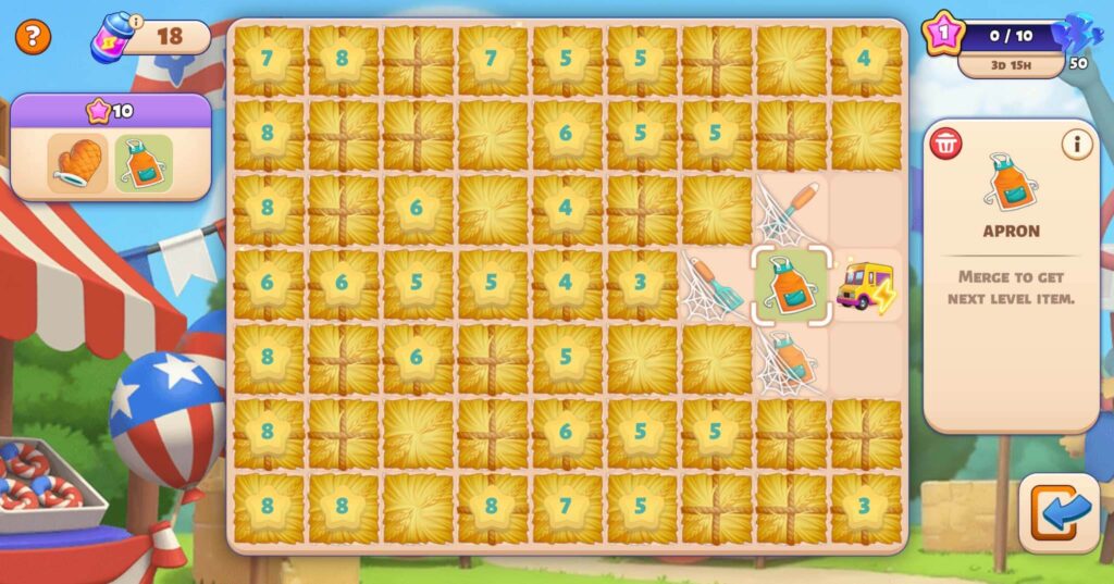 Family Island merge game second level items