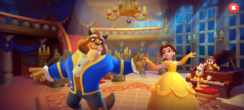 Disney Solitaire Disney scene