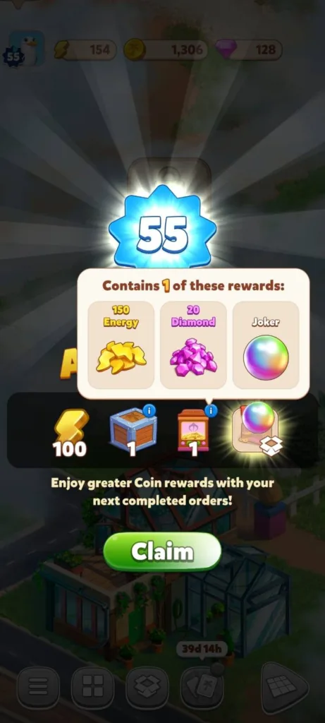 Travel Town free Joker from level rewards