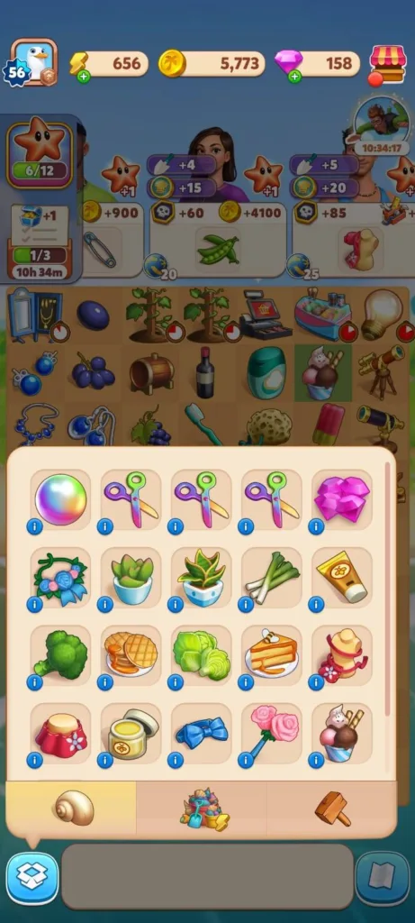Managing items in the Inventory storage.