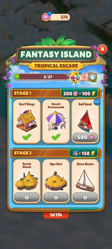 Joker Card in Fantasy Island rewards