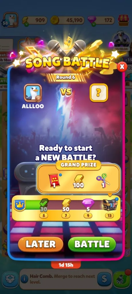 Travel Town Splitter among event rewards